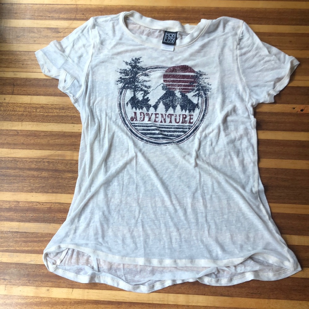 White Adventure Tee